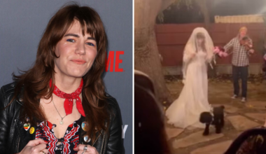 Rockstjärnan Jenny Lewis har gift sig – med sin hund