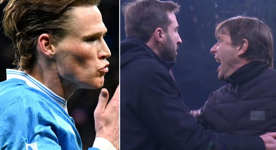 McTominay snuvade Inter på seger - Conte blev utvisad - Serie A