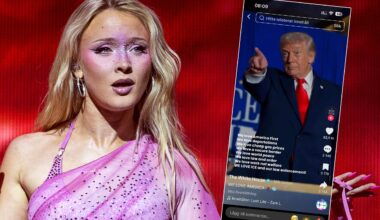 Vita husets svar till Zara Larsson som hatar ICE