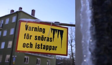 Varningen: Två meter långa istappar i Göteborg - Folkbladet