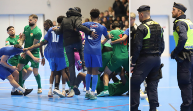 Skandalscener i futsalcup – polis stoppade slagsmål | Fotboll