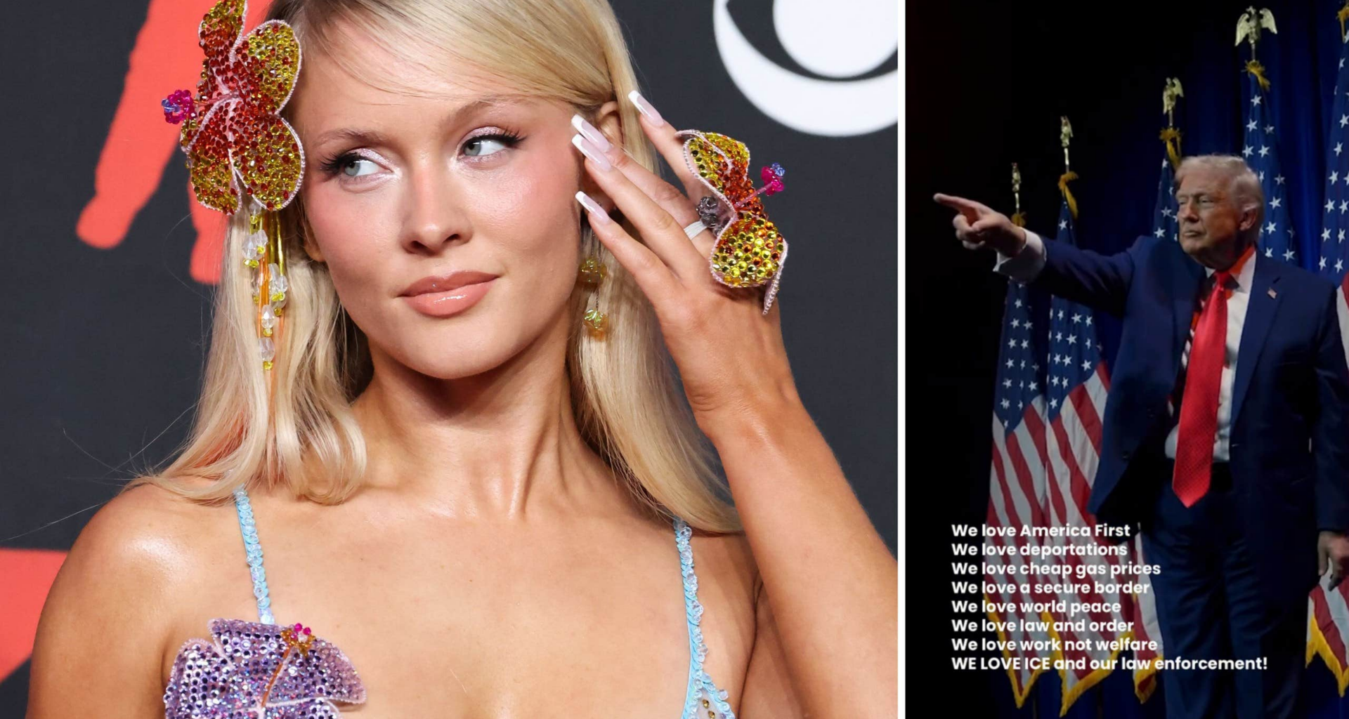 Donald Trump kan stoppa Zara Larsson från USA