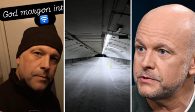 Fredrik Hallgrens nya liv – jobbar i skyddsrum