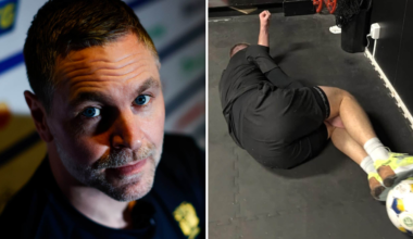 Andreas Palicka tog hjälp av Claes Hellgren: ”Låg i fosterställning”