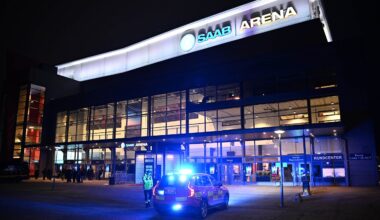 Brandlarm i arenan – utryms
