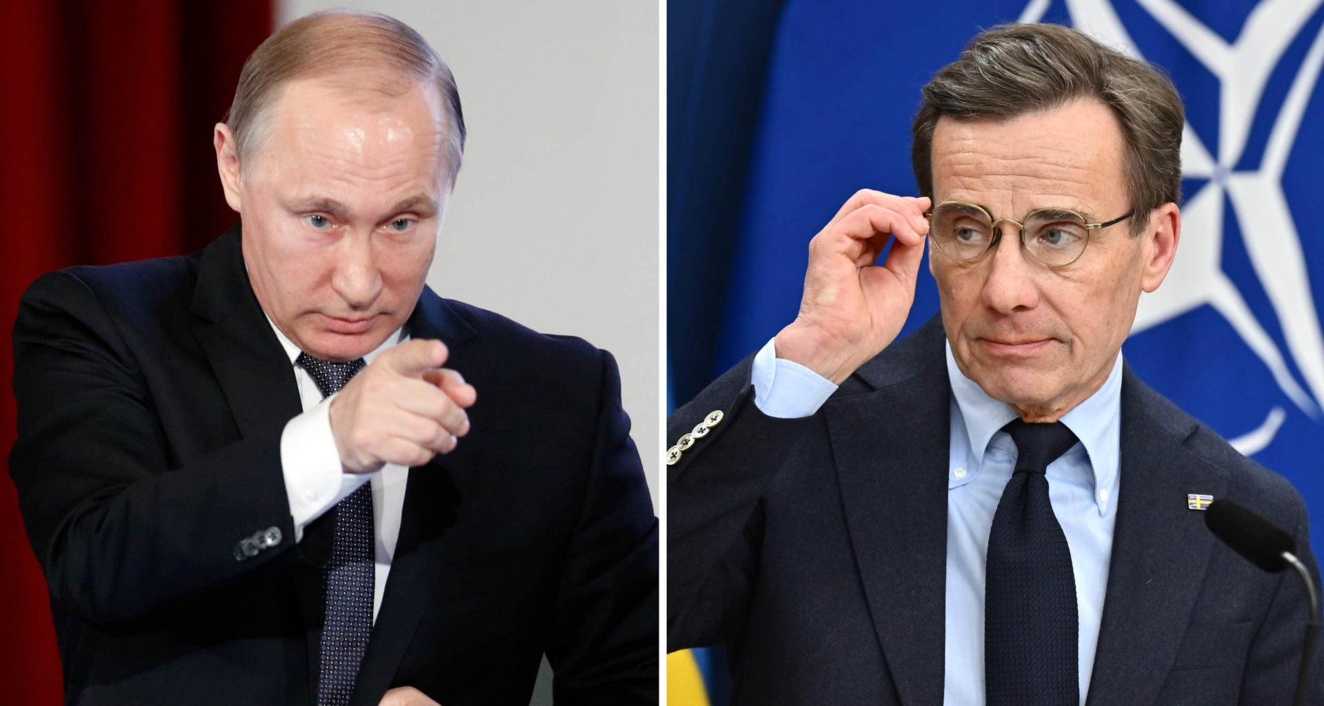 Ryssarna pekar ut svenskarna – ett fientligt land