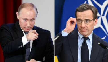 Ryssarna pekar ut svenskarna – ett fientligt land