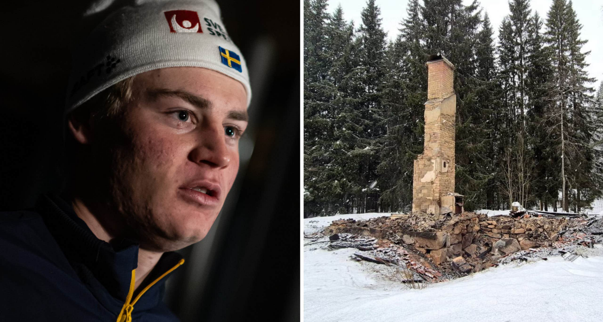 Hambergsstugan i Bjursås nedbrunnen • Alvar Myhlback förfärad