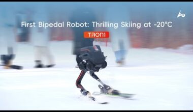 Video till Roboten Tron 1 tar sig en svängom i skidbacken