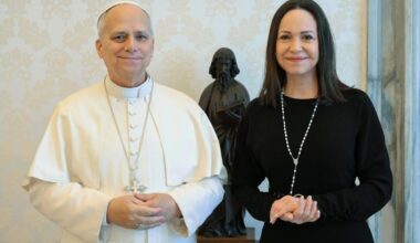 Oväntat besök hos påven: María Corina Machado