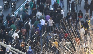Sammandrabbningar under protesterna i Iran