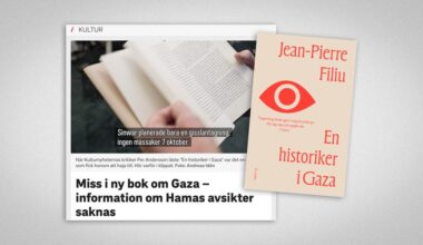 SVT:s bevakning av Gaza-bok misstänkliggör författaren