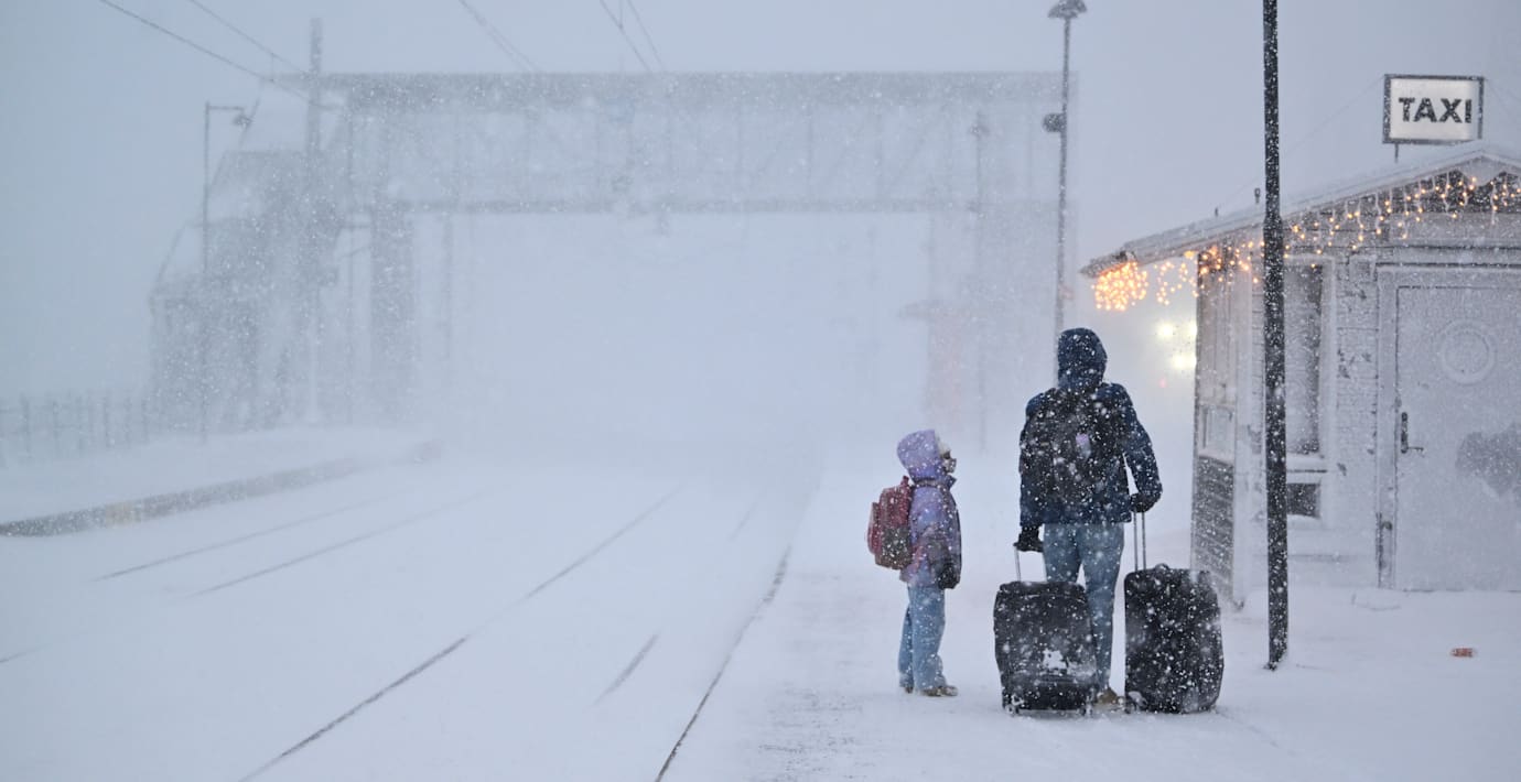 Tåg ställs in på grund av kyla: ”Kan bli livsfarligt”