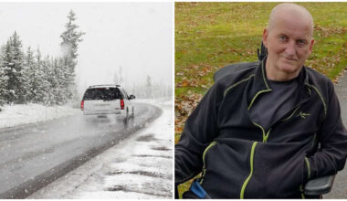Kaj lämnades i snön utanför boendet hela natten - Norra Halland