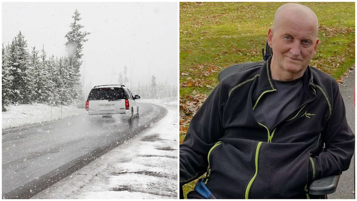 Kaj lämnades i snön utanför boendet hela natten - Norra Halland