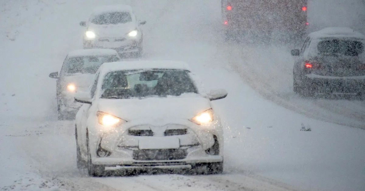 SMHI går ut med en gul varning på grund av snöoväder