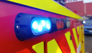 Larm om bränder i containrar