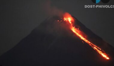 Evakueringar efter vulkanaktivitet i Filippinerna