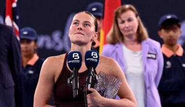 Tennis: Kriget i Ukraina präglade Sabalenkas WTA-vinst: ”Smärtsamt att leva”
