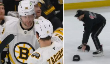 Ishockey: New York Rangers överkört av Boston Bruins – dubbla hattricks