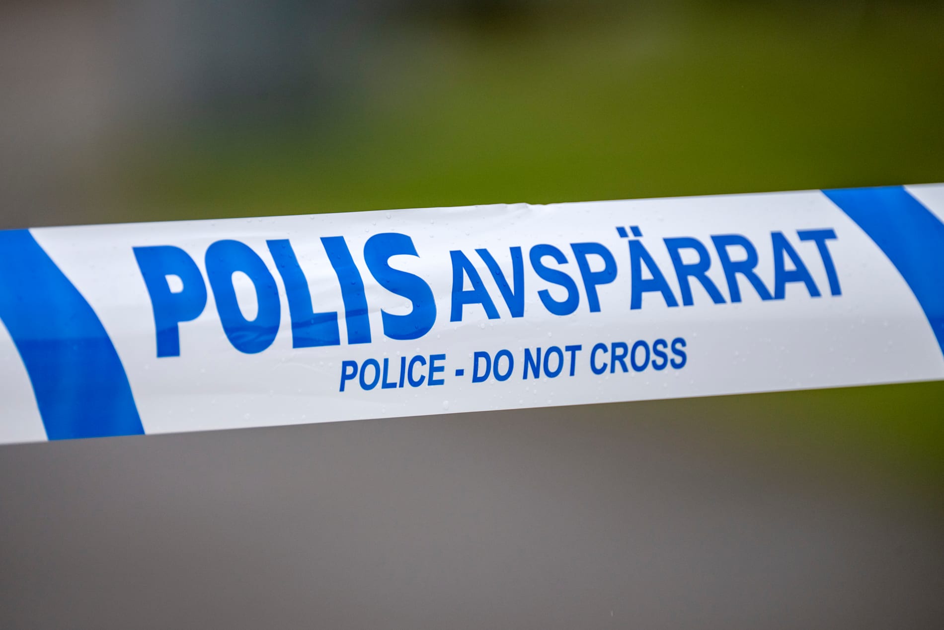 Polisen är på plats hos socialtjänsten i Växjö efter larm om en försändelse, som nu undersöks. Arkivbild.