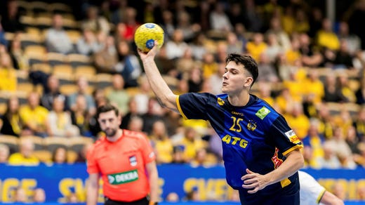 I den andra träningsmatchen mot Brasilien inför EM fick Nikola Roganovic ta hand om flera straffkast. Återstår att se om han får förtroendet även i EM.