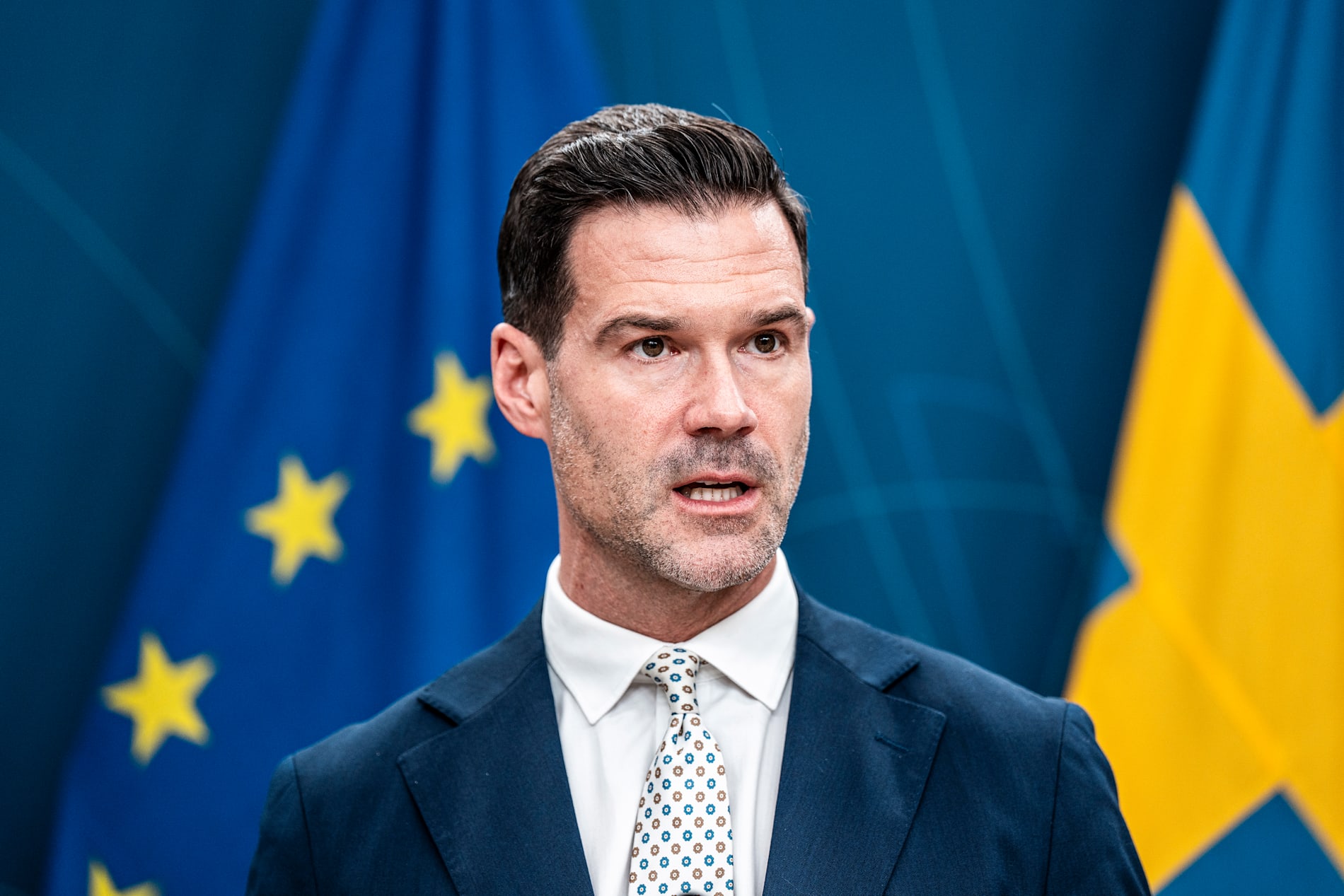 Migrationsminister Johan Forssell.