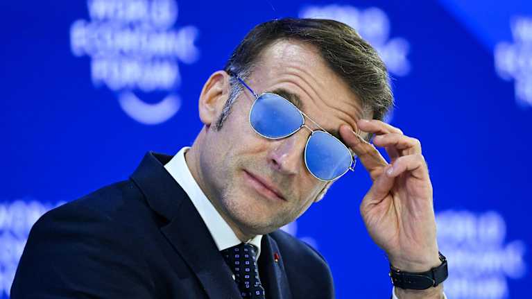 Frankrikes president Emmanuel Macron.