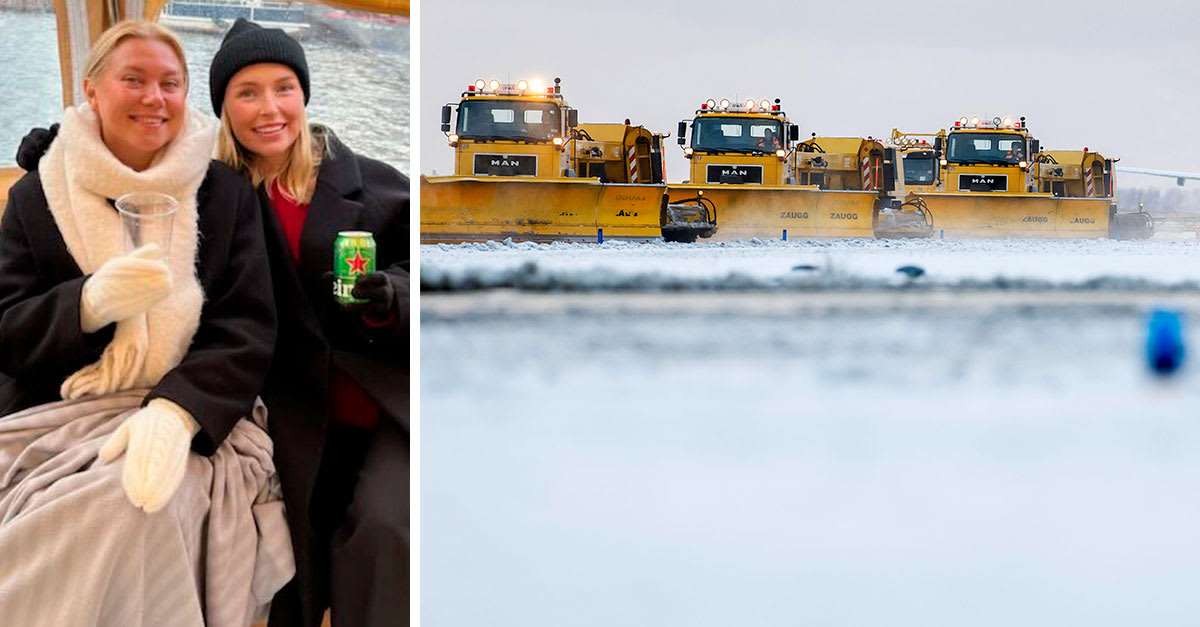 Svenska Frida fast i Amsterdam efter flygplatskaoset