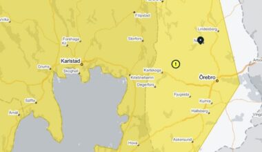 Så mycket snö kan det bli i Örebro län