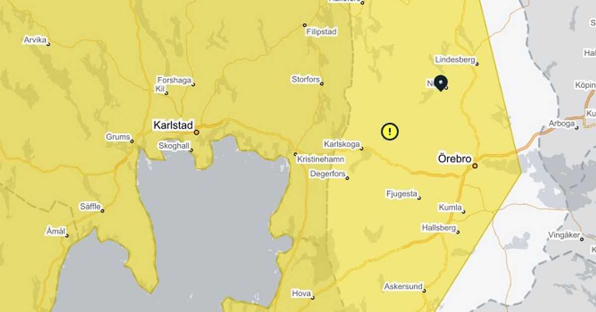 Så mycket snö kan det bli i Örebro län