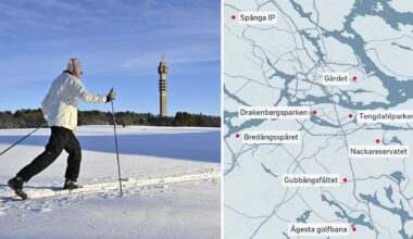 Nu har spåren i Stockholm öppnat – här kan du åka längdskidor