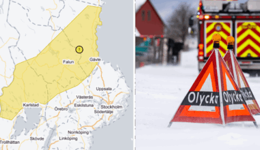 SMHI varnar för ishalka: ”Omfattande regnområde”