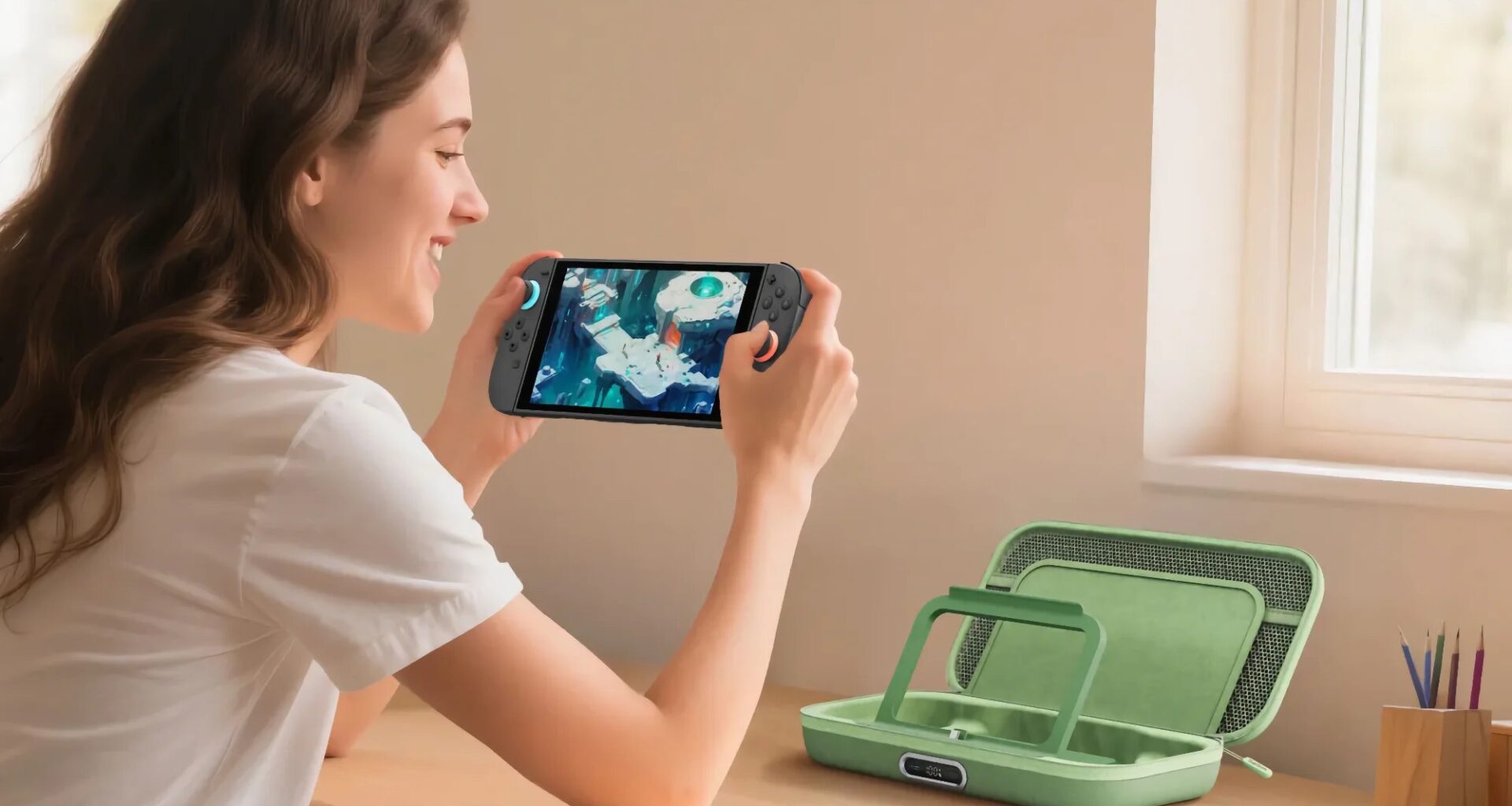 CES: Belkin släpper nytt laddfodral till Nintendo Switch 2. Lite smidigare än deras första version.