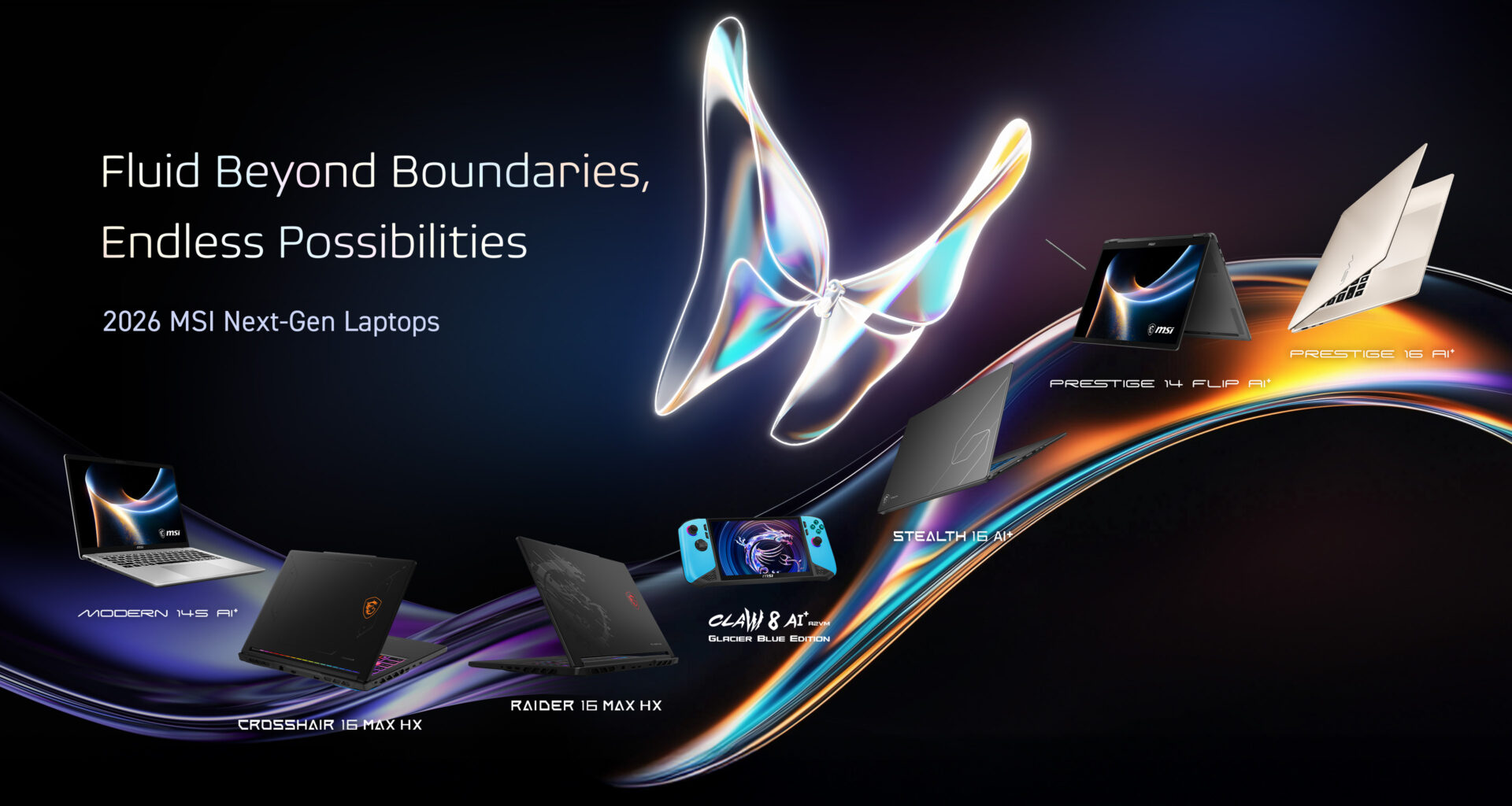 CES: MSI släpper massvis med laptops i år. För proffs, spelare och normala människor.