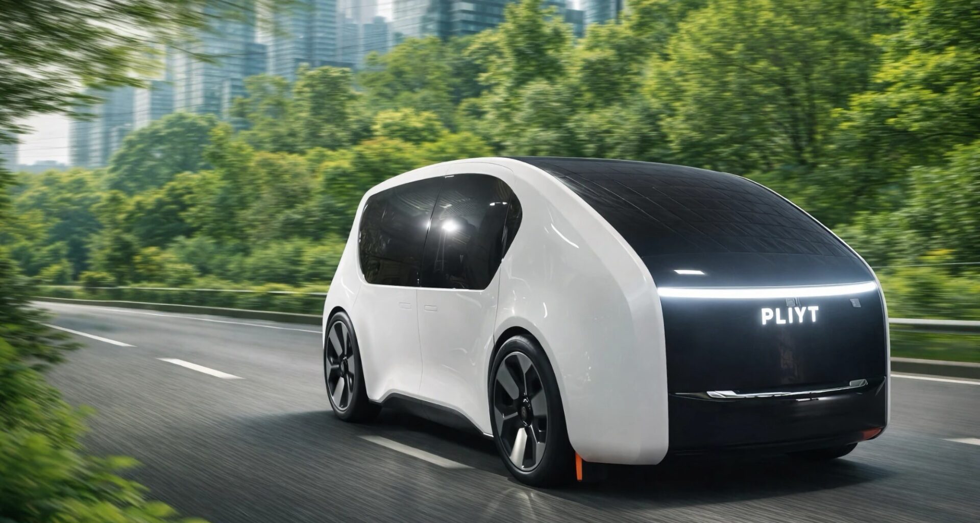 CES: Pliyt är ett koncept för självkörande kollektivtrafik. En minibuss med kupeer.