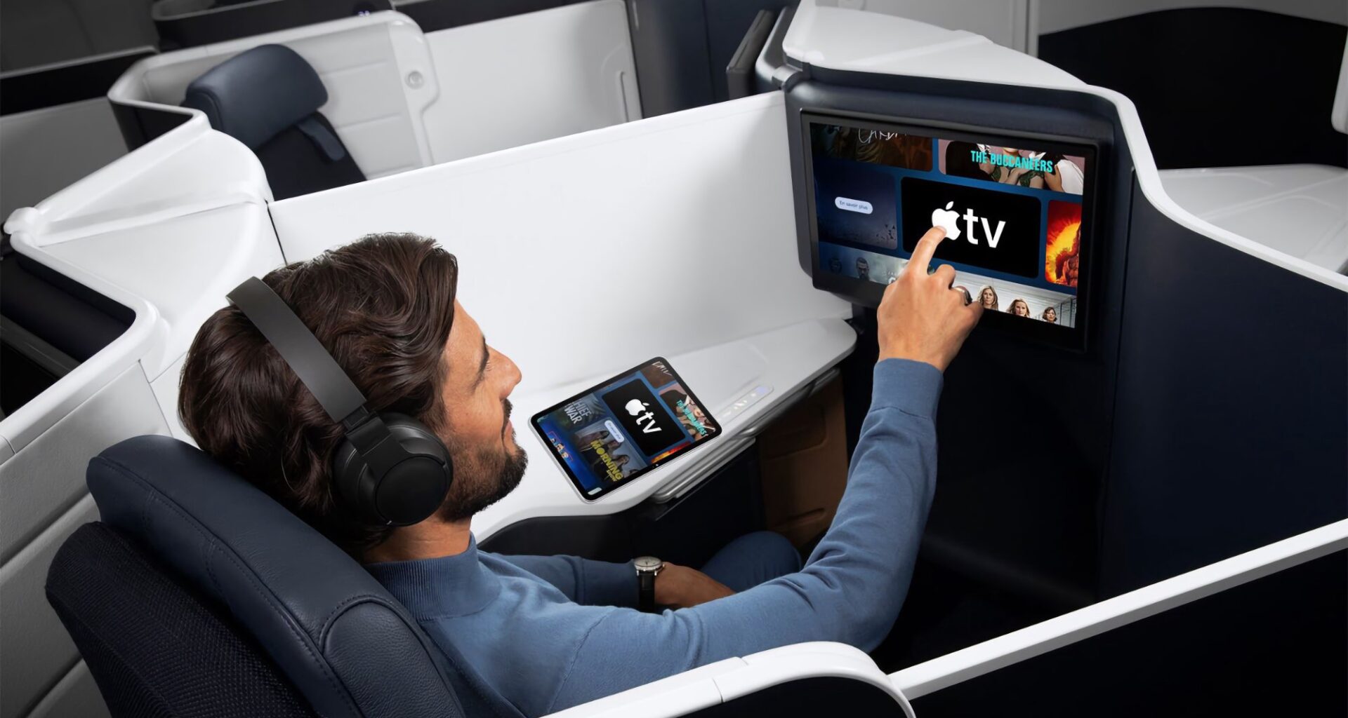 Air France får Apple TV-serier. Över 45 timmars material.