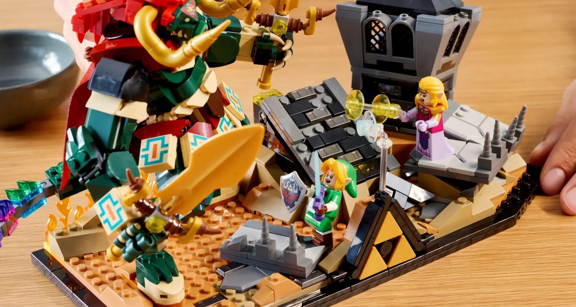 Lego visar upp ny Zelda-byggsats. Slutstriden från klassiska Zelda-spelet Ocarina of Time.