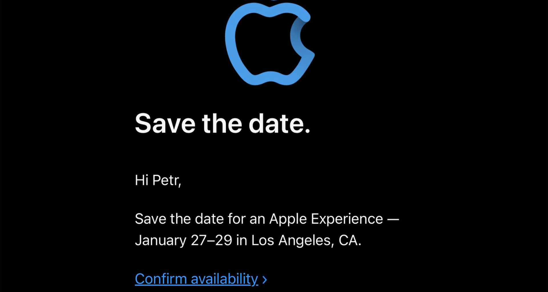 Apple håller event i nästa vecka. Nya kreativa produkter?