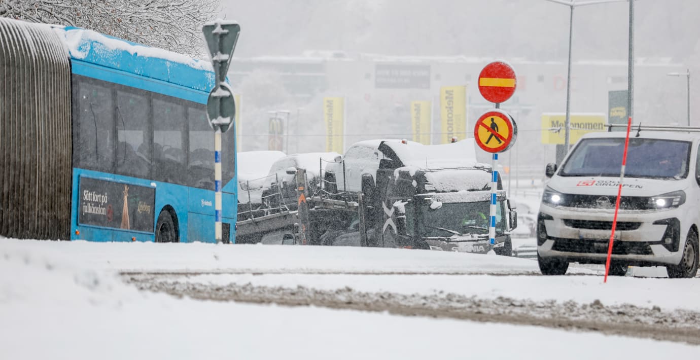 Nytt snöoväder på väg – orange varning i Göteborg