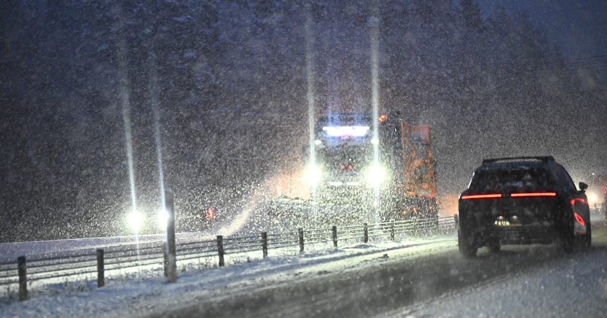 Varnar för snö hela helgen – och hala vägar - SvD