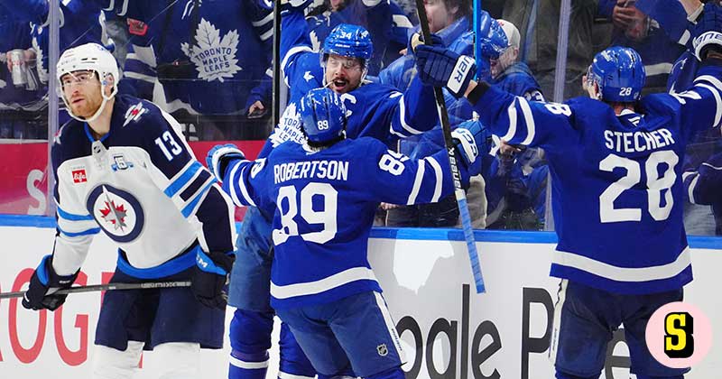 Hattrick av Torontos Auston Matthews – på väg tangera Mats Sundin