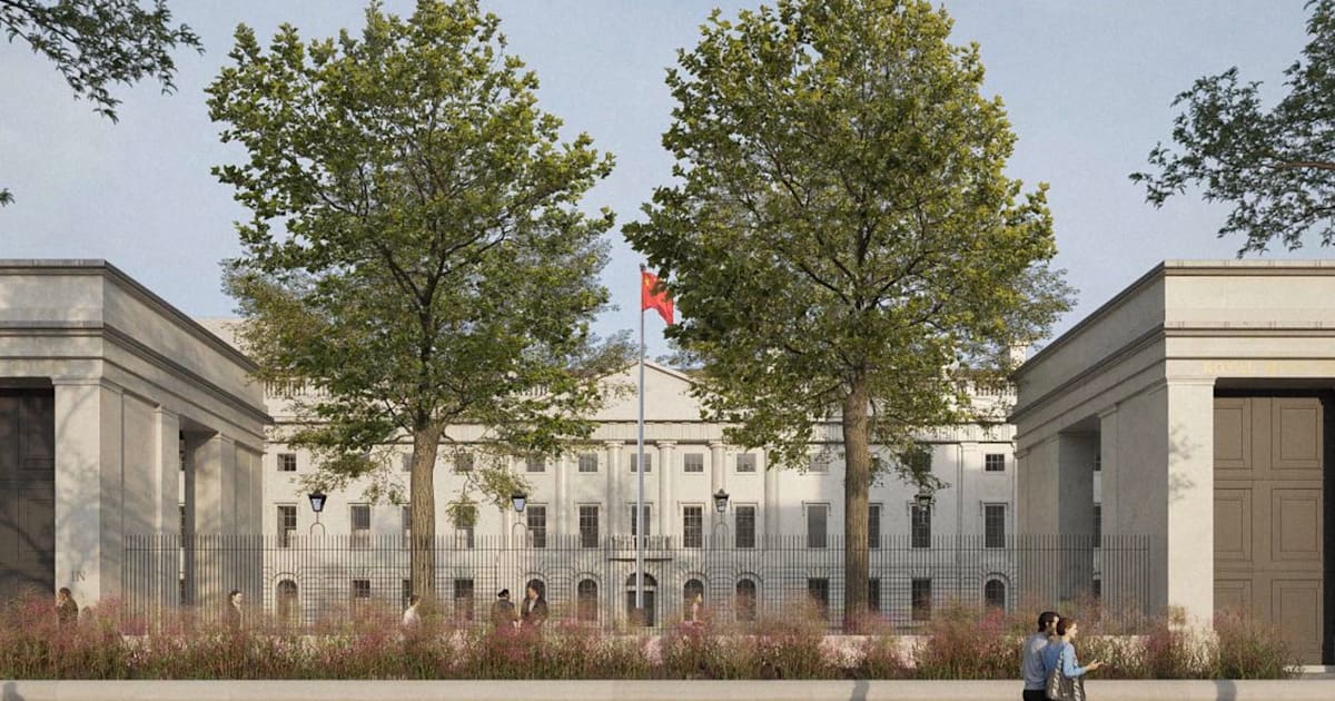 Kinas ambassad i London väcker ilska