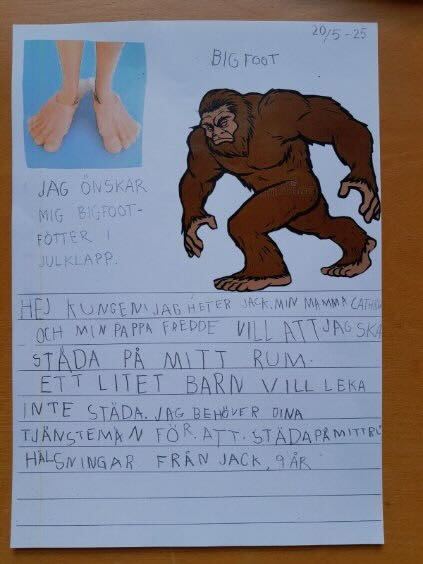 Så här såg brevet ut. 