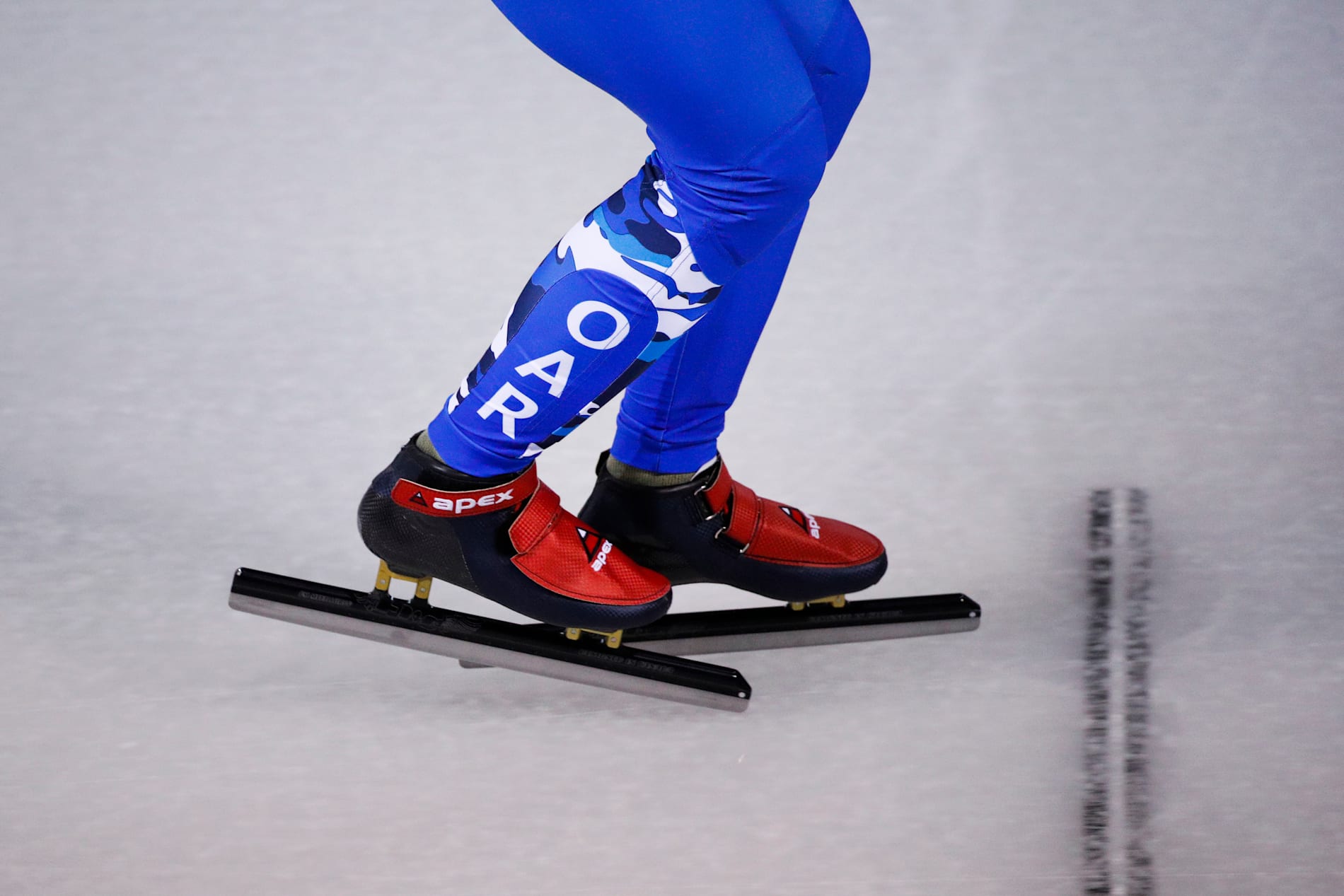 Precis som i Peking för fyra år sedan blir det neutrala ryska shorttrackåkare under OS i Milano nästa månad. Arkivbild.