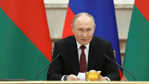 Rysslands president Vladimir Putin.