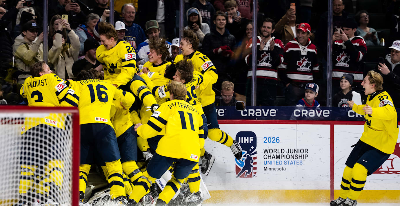 Sverige vinner guld i JVM – för första gången på 14 år
