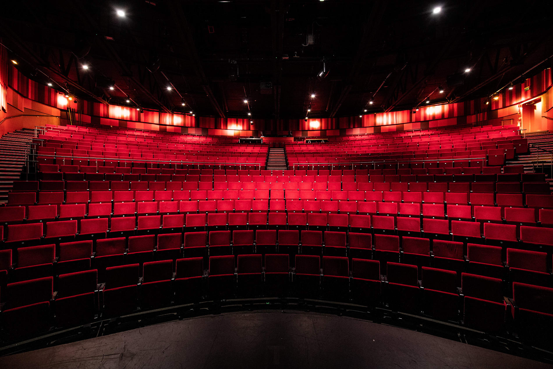 Tom salong. Arkivbild.