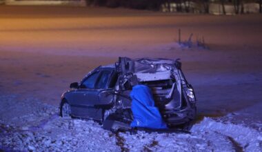 Olycka med flera fordon på väg 600 vid Röbo