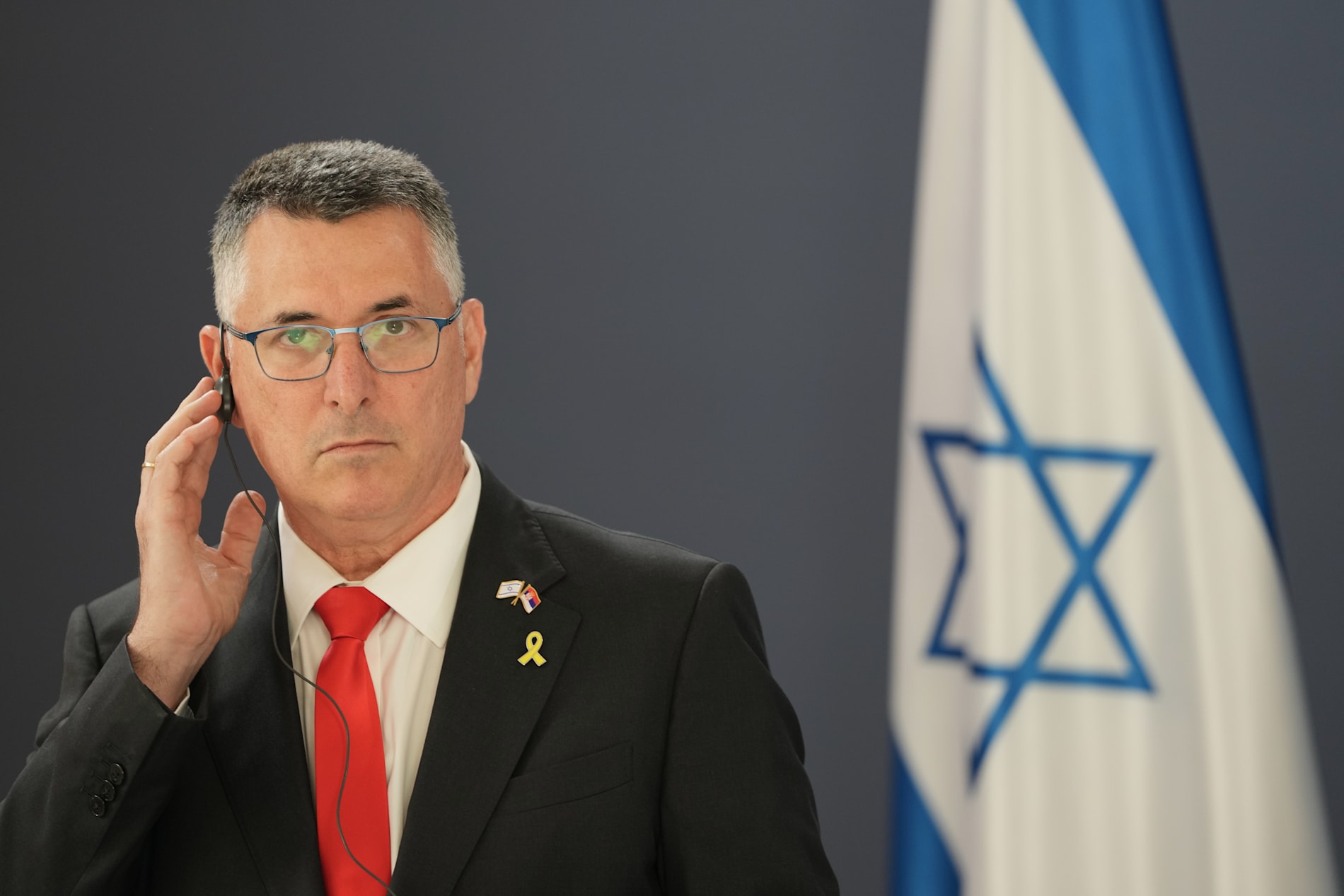 Israels utrikesminister Gideon Saar. Arkivbild.